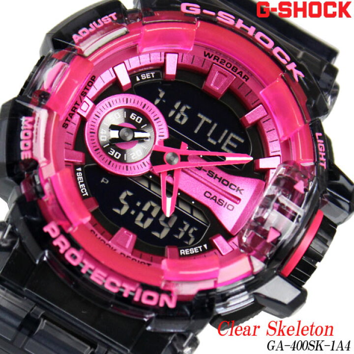 楽天市場】カシオ CASIO G-SHOCK 時計 メンズ Clear Skeleton 