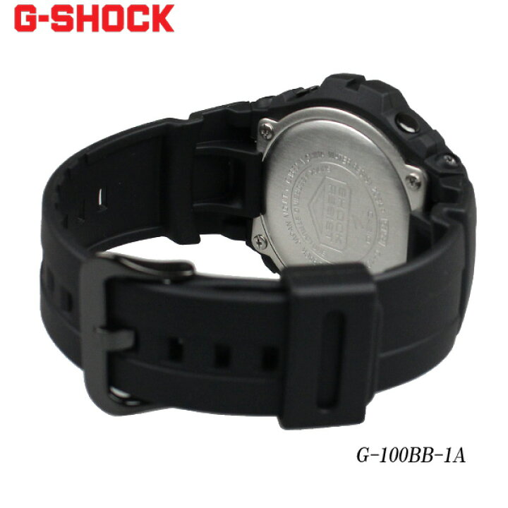 楽天市場】カシオ G-SHOCK デジアナ 黒 ブラック G-100BB-1A【あす楽 