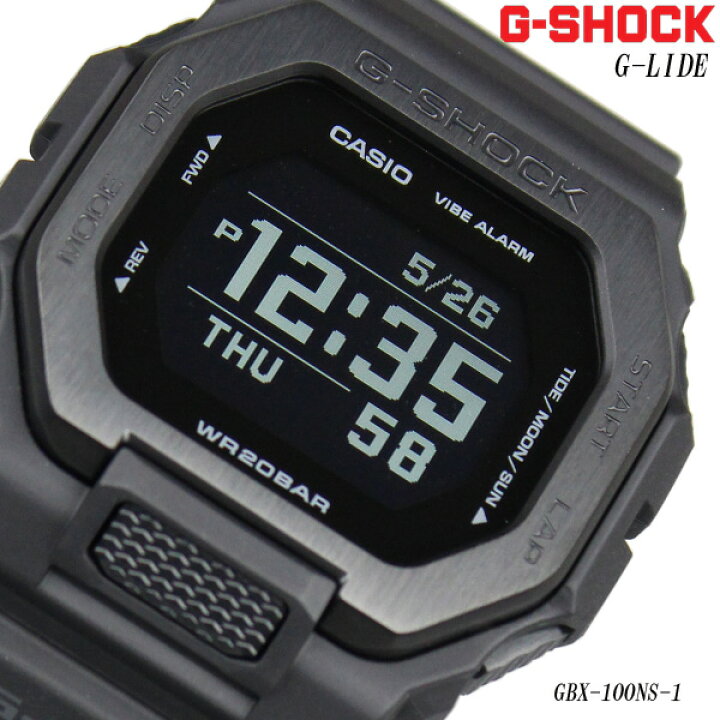 G-SHOCK GBX-100NS-1 G-LIDE スマートフォンリンク | ヤマダウェブコム
