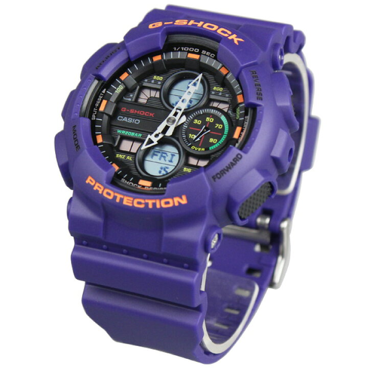 楽天市場】カシオ CASIO G-SHOCK ジーショック パープル 紫 GA-140-6A 