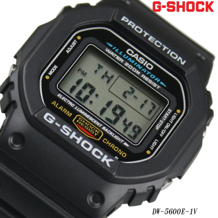 CASIO カシオ G-SHOCK 時計 G-ショック SPEED MODEL ジーショック スピードモデル DW-5600E-1V【あす楽】  ウォッチストアＦＲＥＥＺ