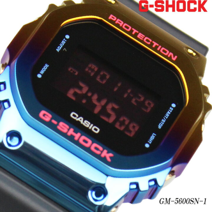 楽天市場】カシオ G-SHOCK 腕時計 メンズ 限定 上海ナイト レインボー 