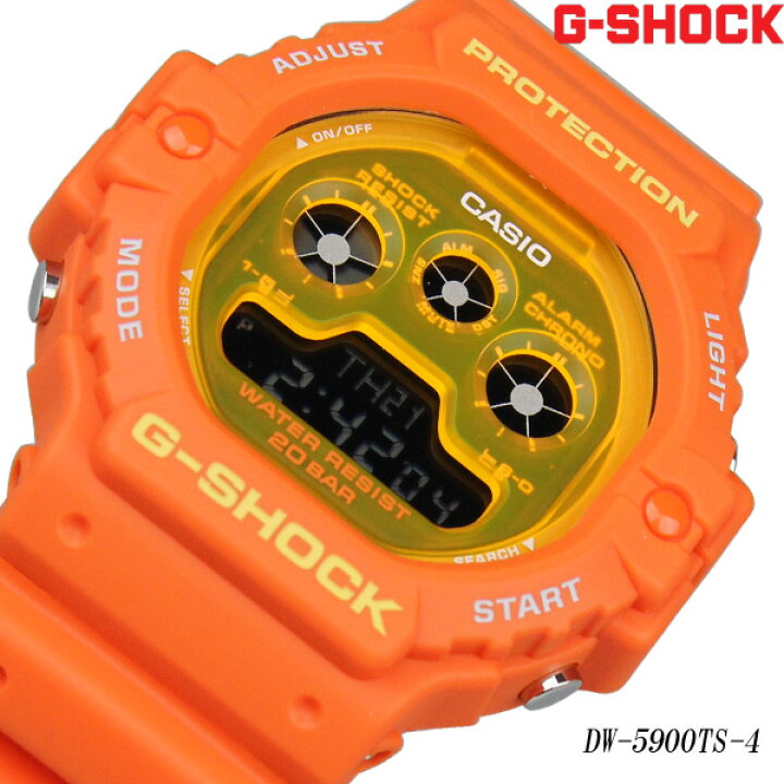 楽天市場】CASIO G-SHOCK 時計 ジーショック オレンジ DW-5900TS-4 
