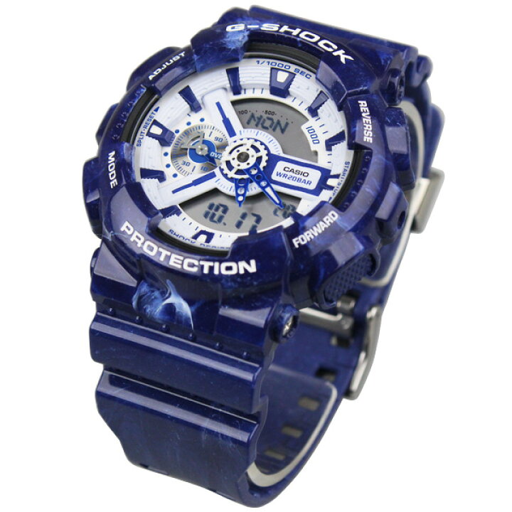 楽天市場】カシオ G-SHOCK メンズ 腕時計 WEB 限定 青 BLUE GA-110BWP 