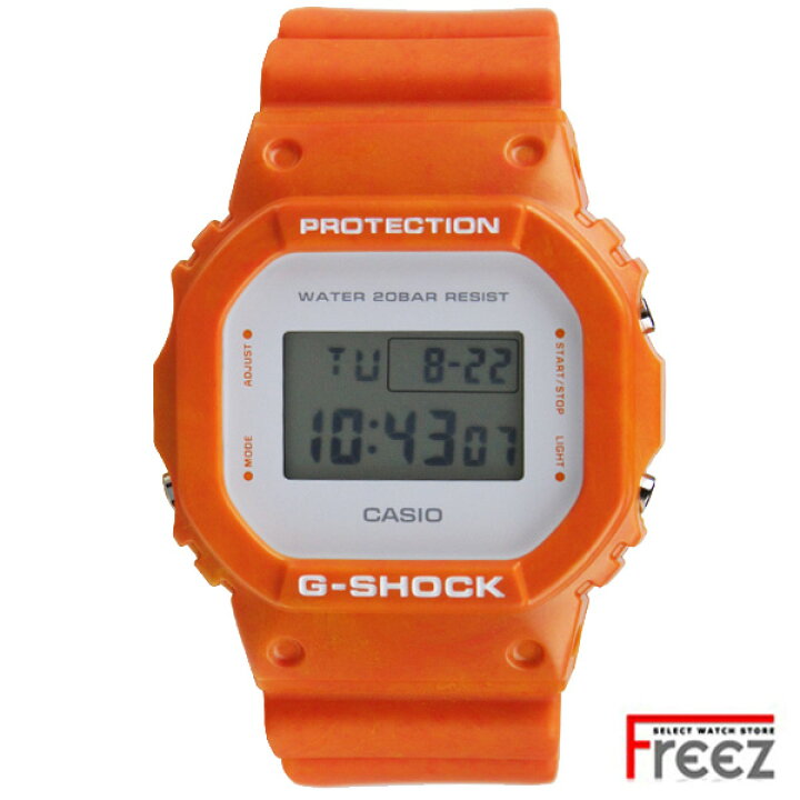 楽天市場】CASIO G-SHOCK 時計 メンズ 腕時計 オレンジ ORANGE DW 