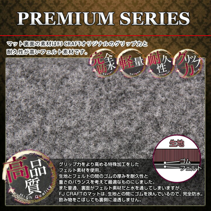 フォルクス ワーゲン 新型 アルテオン 3HD系 フロアマット （チェック 