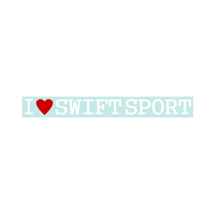 楽天市場】【Fproducts】アイラブステッカー/SWIFT SPORT/スイフト 