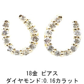 18金ダイヤモンドピアス