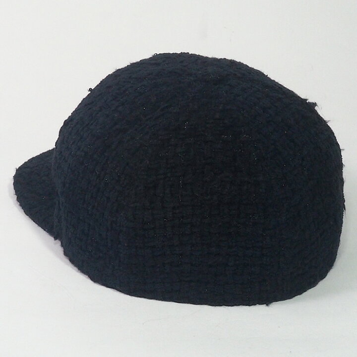 楽天市場】富士屋◇ シャネル CHANEL ツイード キャップ ブラック M 