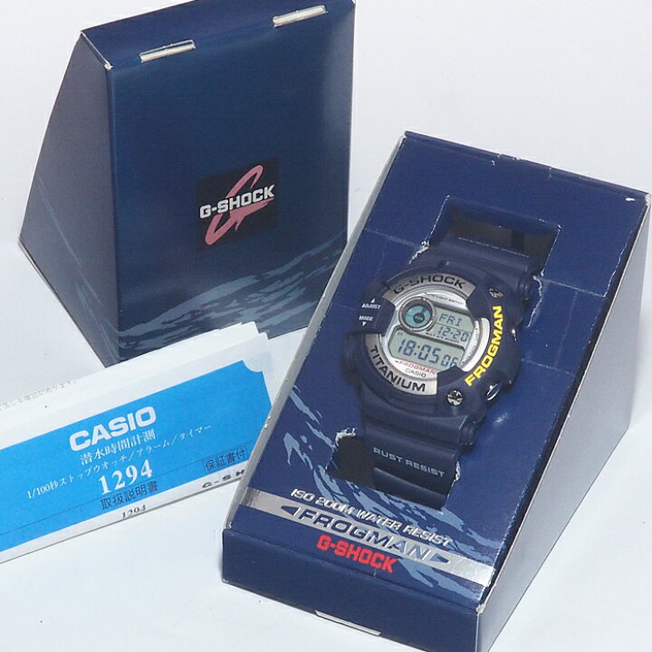 楽天市場】富士屋◇ カシオ CASIO Gショック フロッグマン DW-9900NK 