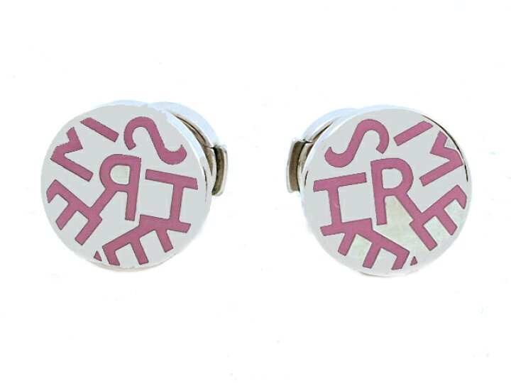 楽天市場】富士屋◇エルメス HERMES ロゴ ラウンド ピアス メタル 