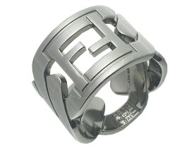 富士屋◆フェンディ FENDI チェーンリング Lサイズ【中古】