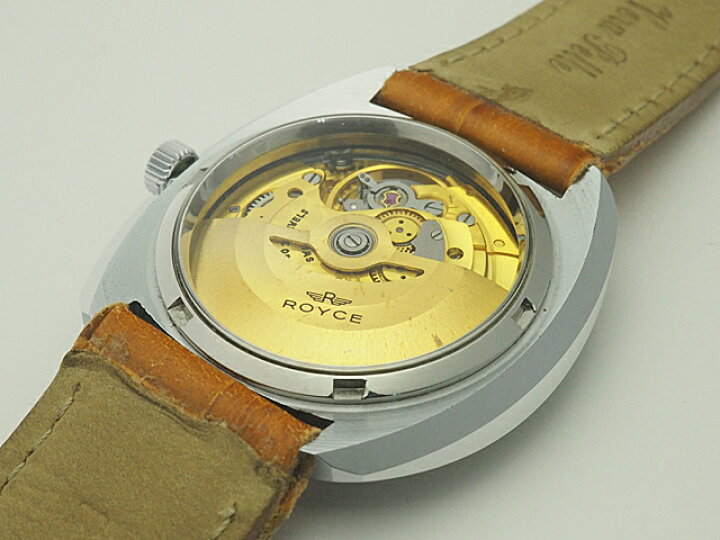 楽天市場】富士屋◇ロイス ROYCE スケルトン メンズ 自動巻 腕時計  