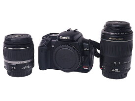富士屋◆キャノン Canon EOS Kiss Digital X EF-S18-55II USM デジタルX ダブルズーム レンズキット デジタル一眼レフカメラ【中古】