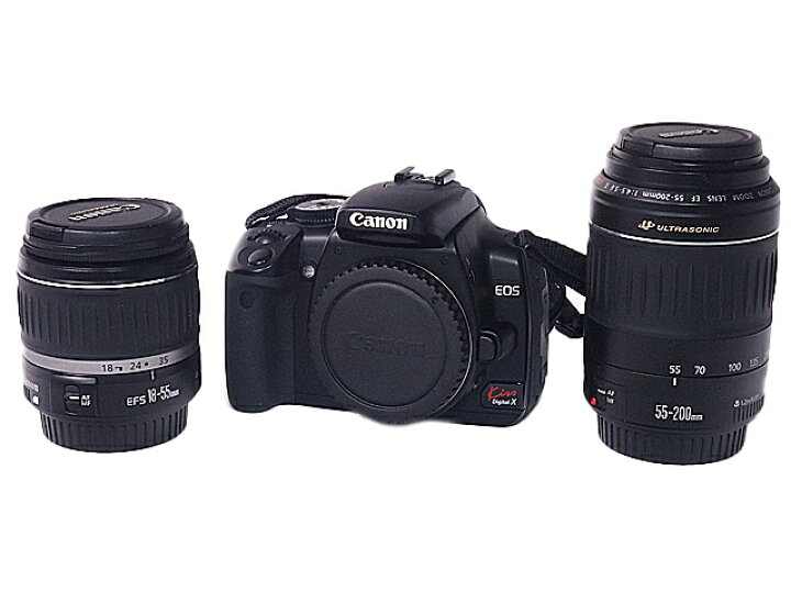 楽天市場】富士屋◇キャノン Canon EOS Kiss Digital X EF-S18-55II 