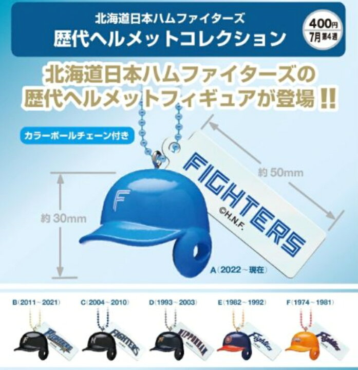 楽天市場】北海道日本ハムファイターズ 歴代ヘルメットコレクション 全