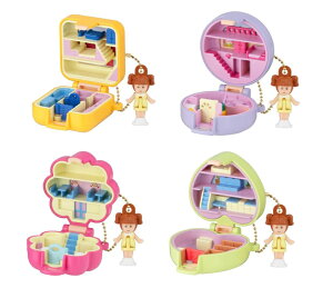 Polly Pocket �~�j�`���A�`���[��2 �S4��Z�b�g BANDAI �R���v���[�g�y�݌ɕi�z