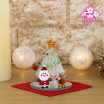 楽天市場】ミニ クリスマスツリー ガラスの通販
