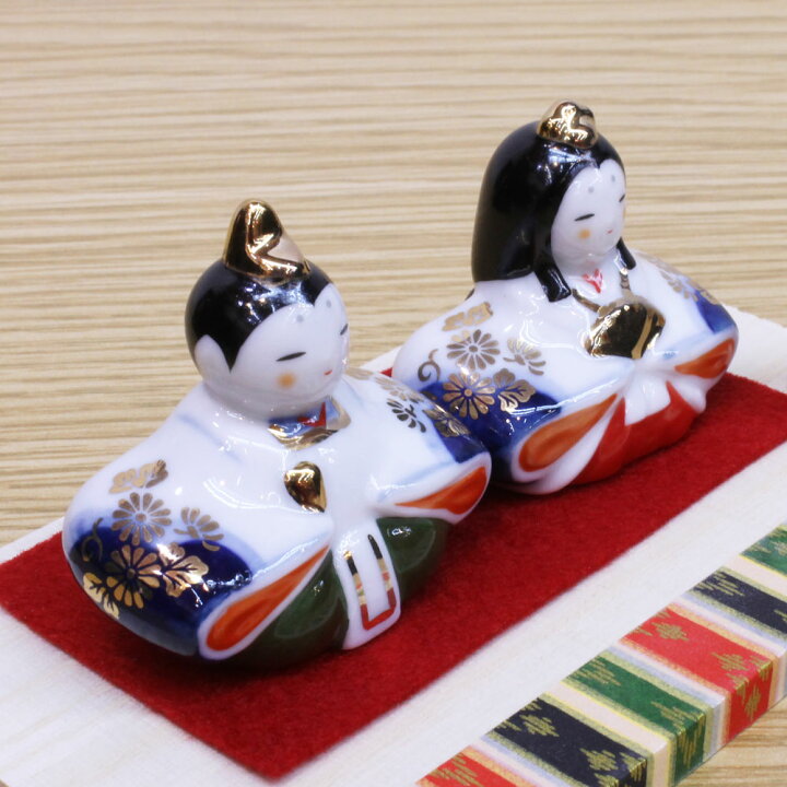 楽天市場】雛人形 ケース飾り コンパクト おしゃれ インテリア 陶器 
