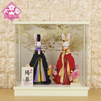 楽天市場】ちりめん うさぎ 新郎新婦．の通販
