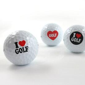 アイラブ グッズ｜ ゴルフボール 【□ タイトリスト PRO V1x 3個に印刷】【□ I LOVE 】(簡単オーダー) 名入れ ギフト ilove 誕生日 プレゼント 還暦祝い 退職祝い