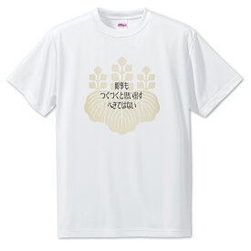 戦国武将 名言 グッズ Tシャツ 豊臣秀吉 15 何事もつくづくと… オリジナル 戦国 武将 かっこいい 座右の銘 スローガン 旗印 【ポジティブグッズ】PSTV