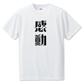 ニ文字漢字 Tシャツ 【5】【感動】【S・M・L サイズ選べます】 オリジナル 【ポジティブグッズ】PSTV