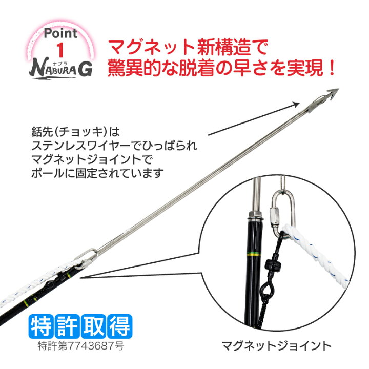 楽天市場】【公式】ナブラG 大型魚専用 打ち込み銛 マグロ カジキ 大型 