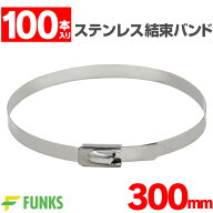 【100本セット】結束バンド ステンレス 300mm 4.6×300 ケーブルタイ ステンレスバンド 屋外 セット タイ…