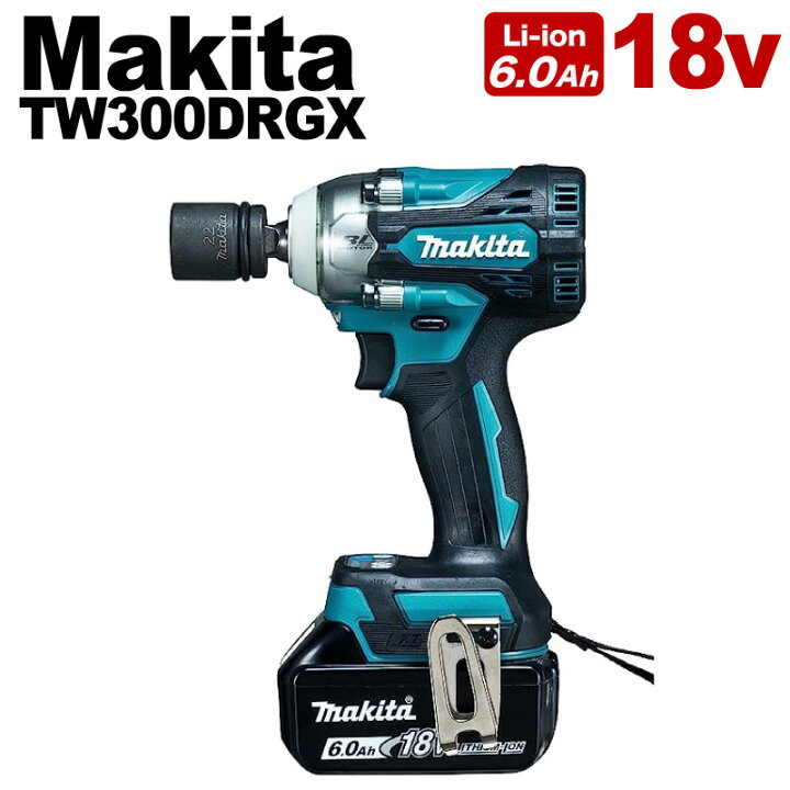 楽天市場】【フルセット】マキタ TW300DRGX 充電式インパクトレンチ  