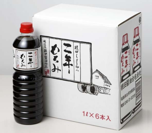 【選ばれる理由がある】 おすすめ 根田の二年もろみ醤油 甘口タイプ 1L×6本 K-306