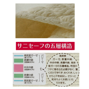 パシーマパットシーツシングル110×210きなり龍宮正規品日本製