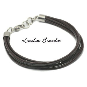 革 レザー 【 ブレスレット 】レザーブレス メンズ レディース 【ダークブラウン】 【セミオーダー】 20代 30代 40代 50代 / ジーラブ