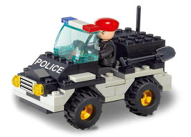 【AFM ブロックシリーズ/特殊部隊】ポリス ライオット 4WD◆88ピース/特殊部隊車両/SWAT