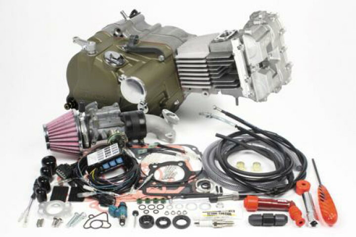 楽天市場】SP武川 DOHC4V+Dコンプリートエンジン124cc標準仕様 ス 