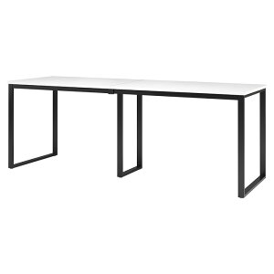 会議用テーブル 幅2800×奥行900×高さ1000mm 8人用 大型 角型 配線ボックスなし ハイタイプ E-BX-2890H ミーティングテーブル