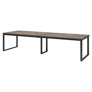 会議用テーブル 幅3200×奥行1000×高さ720mm 8人用 大型 角型 配線ボックスなし E-BX-3210 ミーティングテーブル