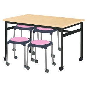 �Ј��H���e�[�u���Z�b�g 4�l�p ��� �H���e�[�u�� E-RHM-1275C 1�� + �ۈ֎qE-CUPPO-CC 4�r �Ј��H���p�e�[�u�� �x�e�� �Ј��� �w���� ���H�X