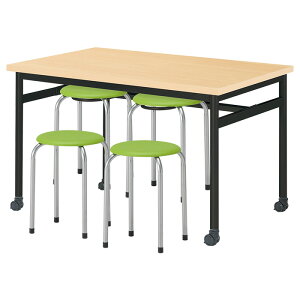 �Ј��H���e�[�u���Z�b�g 4�l�p ��� �H���e�[�u�� E-RHM-1275C 1�� + �ۈ֎qM-22 4�r �Ј��H���p�e�[�u�� �x�e�� �w���� �Ј��� ���H�X