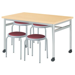 �Ј��H���e�[�u���Z�b�g 4�l�p ��� �H���e�[�u�� E-RHM-1275C 1�� + �ۈ֎qE-ST-25T 4�r �Ј��H���p�e�[�u�� �x�e�� �w���� �Ј��� ���H�X