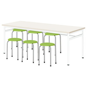 �Ј��H���e�[�u���Z�b�g 6�l�p ��� �H���e�[�u�� E-RHM-1875A 1�� + �ۈ֎qM-22 6�r �w���� �Ј��� ���H�X