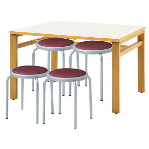 �Ј��H���e�[�u���Z�b�g 4�l�p ��� �H���e�[�u�� E-MU-1290 1�� + �ۈ֎qE-ST-25T 4�r �Ј��H���p�e�[�u�� �x�e�� �w���� �Ј��� �w�H �H�� �_�C�j���O ���H�X