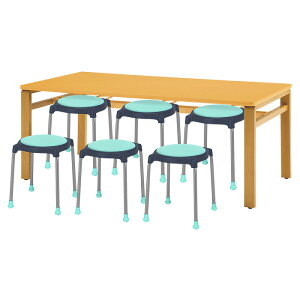 �Ј��H���e�[�u���Z�b�g 6�l�p ��� �H���e�[�u�� E-MU-1890 1�� + �ۈ֎qE-CUPPO-C 6�r �Ј��H���p�e�[�u�� �x�e�� �w���� �Ј��� �w�H �H�� �_�C�j���O ���H�X