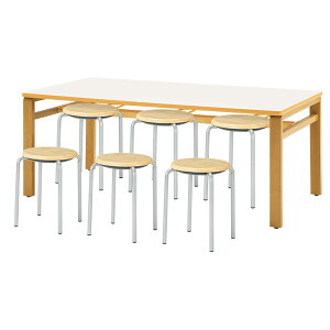 �Ј��H���e�[�u���Z�b�g 6�l�p ��� �H���e�[�u�� E-MU-1890 1�� + �ۈ֎qE-CX-56 6�r �Ј��H���p�e�[�u�� �x�e�� �w���� �Ј��� �w�H �H�� �_�C�j���O ���H�X