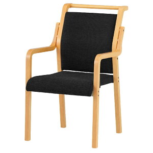 介護椅子 4脚セット 肘付 取手付 FVM-8AF-4 幅500x奥行645x高さ838 座面高415mm 布 老人ホーム デイサービス 福祉施設 介護施設用ダイニングチェア 病院 福祉施設 介護施設の椅子