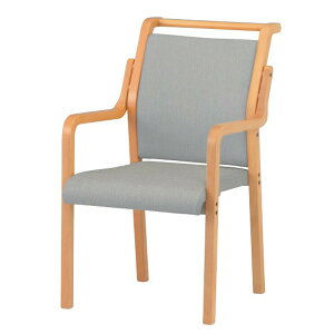 介護椅子 肘付き 取手付 FVM-8AL 幅500x奥行645x高さ838 座面高415mm ビニールレザー 老人ホーム デイサービス 福祉施設 介護施設用ダイニングチェア 病院 福祉施設 介護施設の椅子