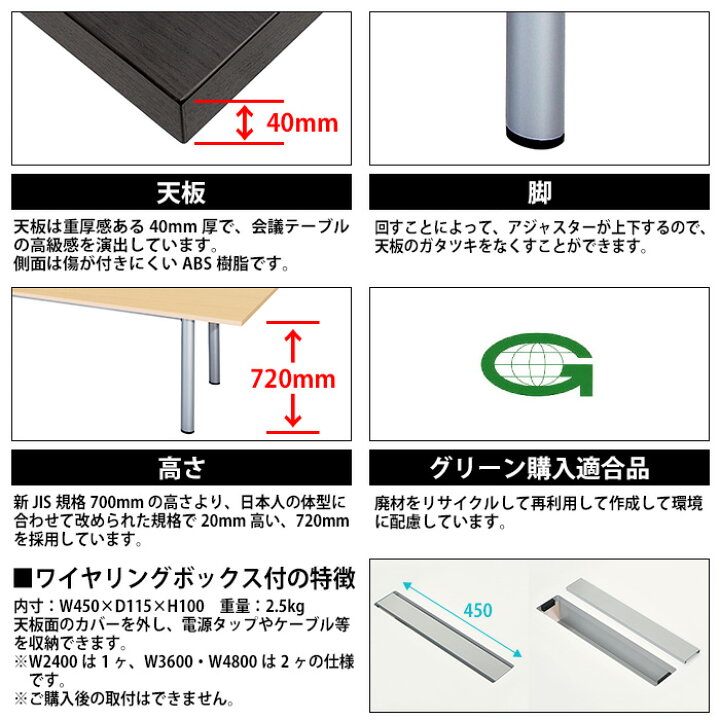 買取り実績 会議テーブル セット 8人用 Lsd 3612rwset 会議用テーブル Lsd 3612rw 幅360x奥行1x高さ72cm 1台 チェア Ftx 8脚 ミーティングテーブルセット 長机 会議室 会議机 Fucoa Cl