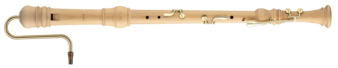 まとめ買い特価木製リコーダー メックリコーダー ロッテンブルグ合奏用 MOECK バスリコーダー4520（B)メイプル 管楽器・吹奏楽器 