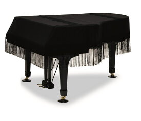 カワイグランドピアノカバー GP-819BK 　黒ストリングレース 220～240cm未満　カワイグランドピアノKG-7 GS-70 CA-70 RX-7 No.750 SK-7 GX-7用