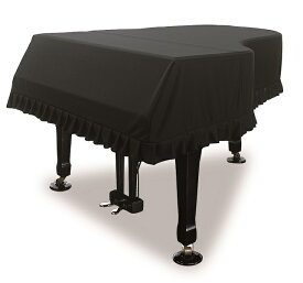 グランドピアノカバー　GP-PBL 現行サイズヤマハグランドピアノC1X,C1TD C1、C1L、G1B、G1E、GC1S、GC1SG、GC1SN用　黒　グランドピアノフルカバー